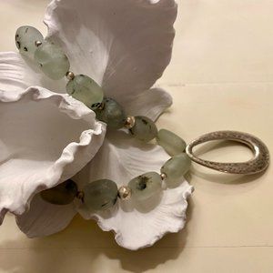 *CLEARANCE* Silpada Necklace with Hammered S/S/r Pendant N1806 - Retired